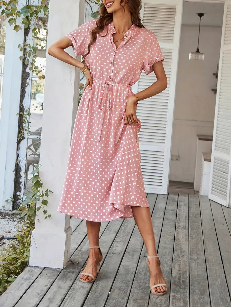 Pink Polka Charm Dress
