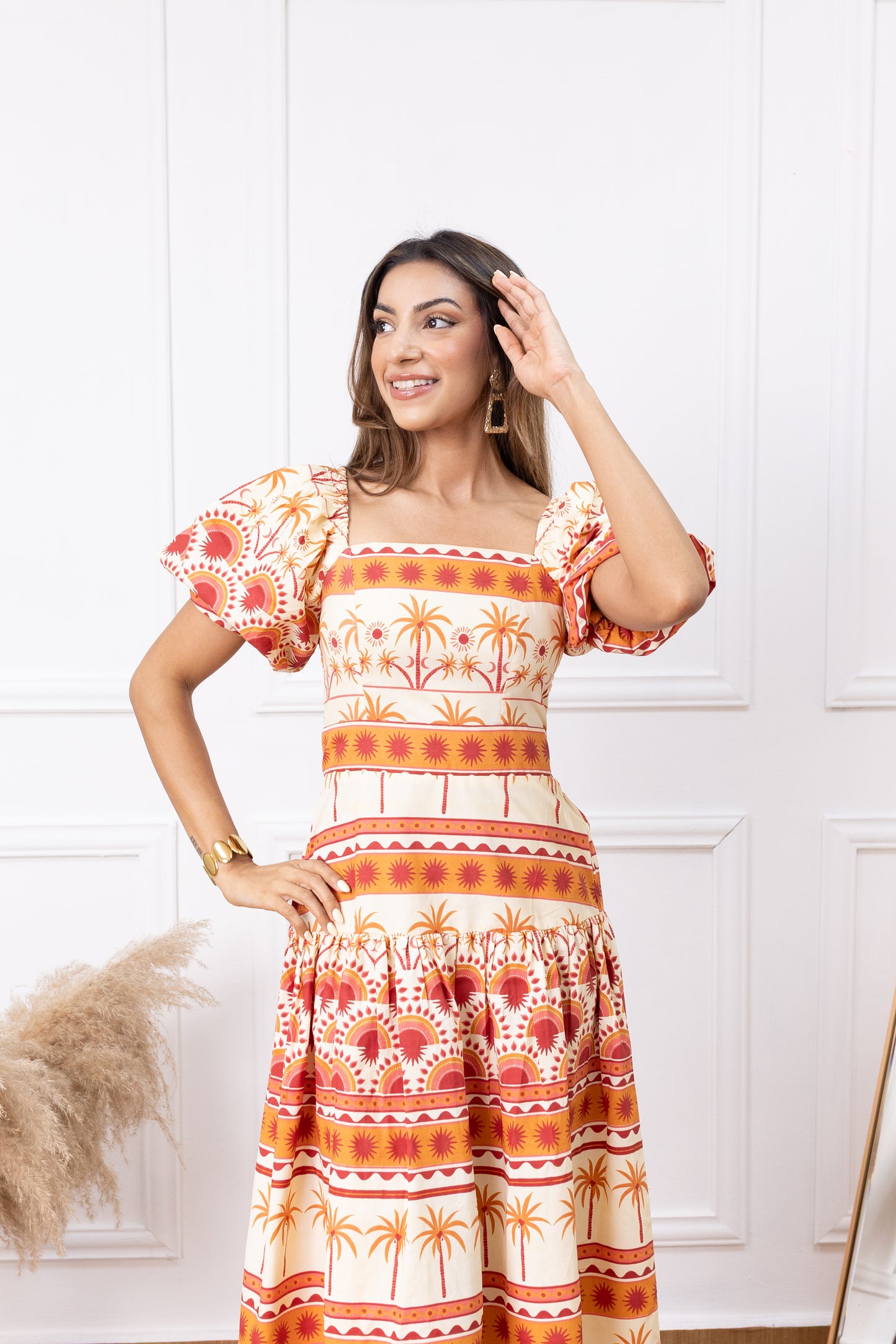 Magnolia Dress - Algodón Hindú