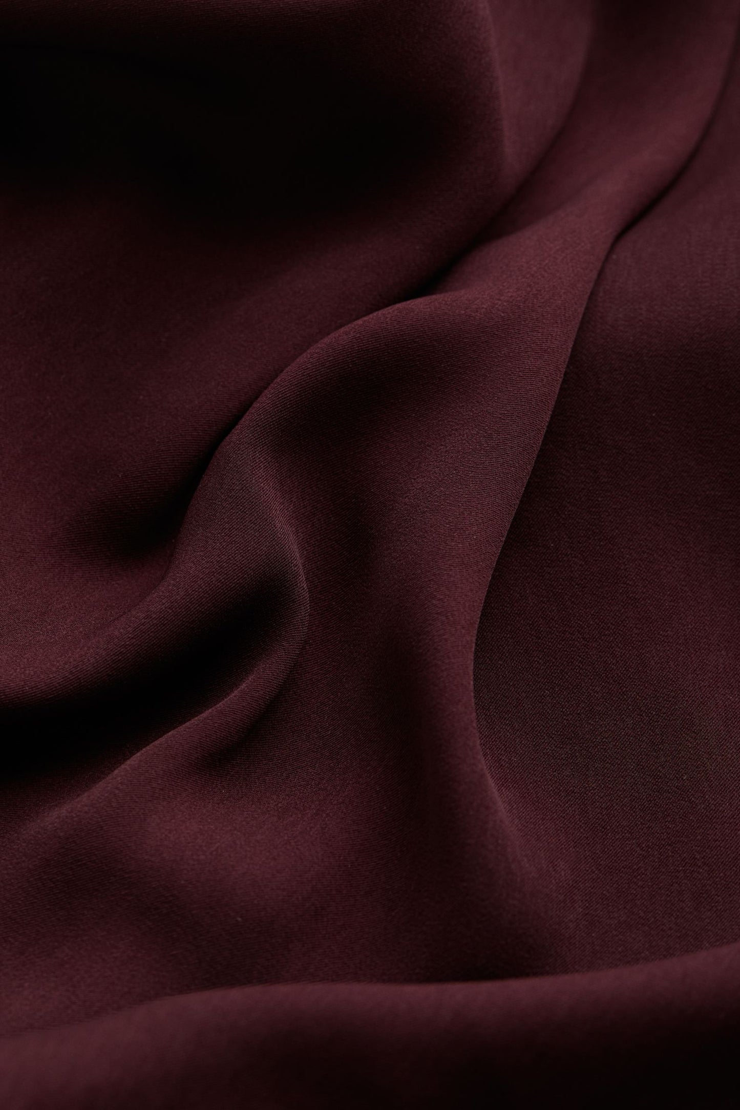 Viscose Dress borgoña oscuro corto