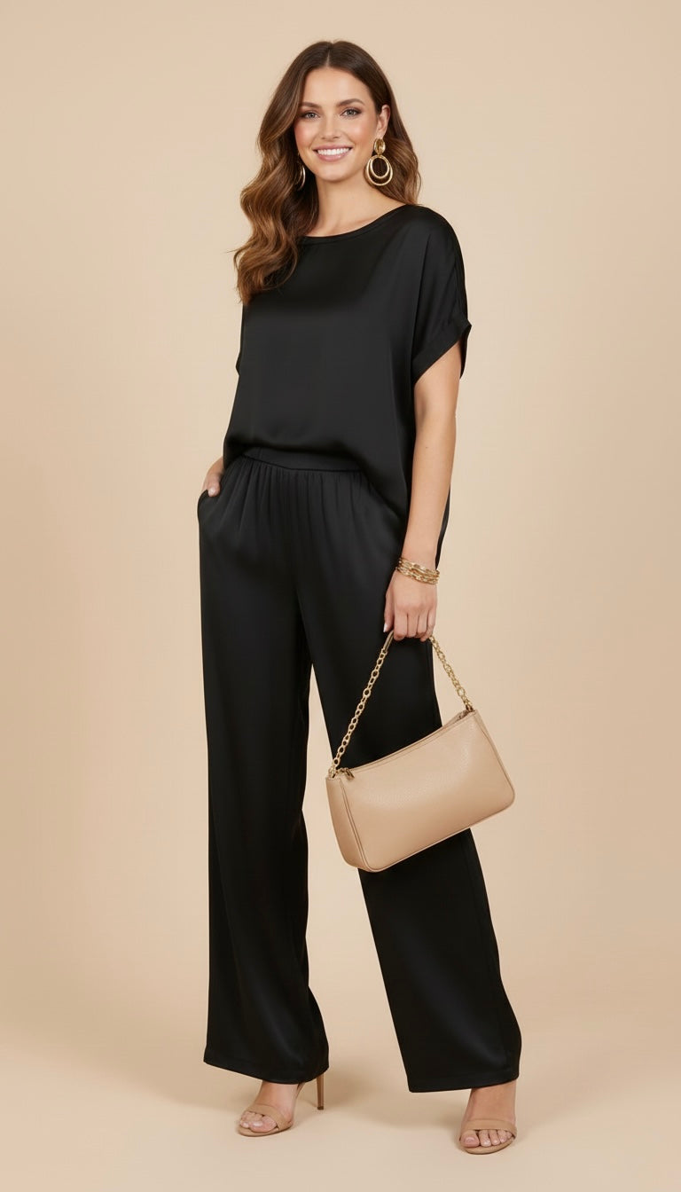 Esencia Real Negro- Traje de 2 Piezas