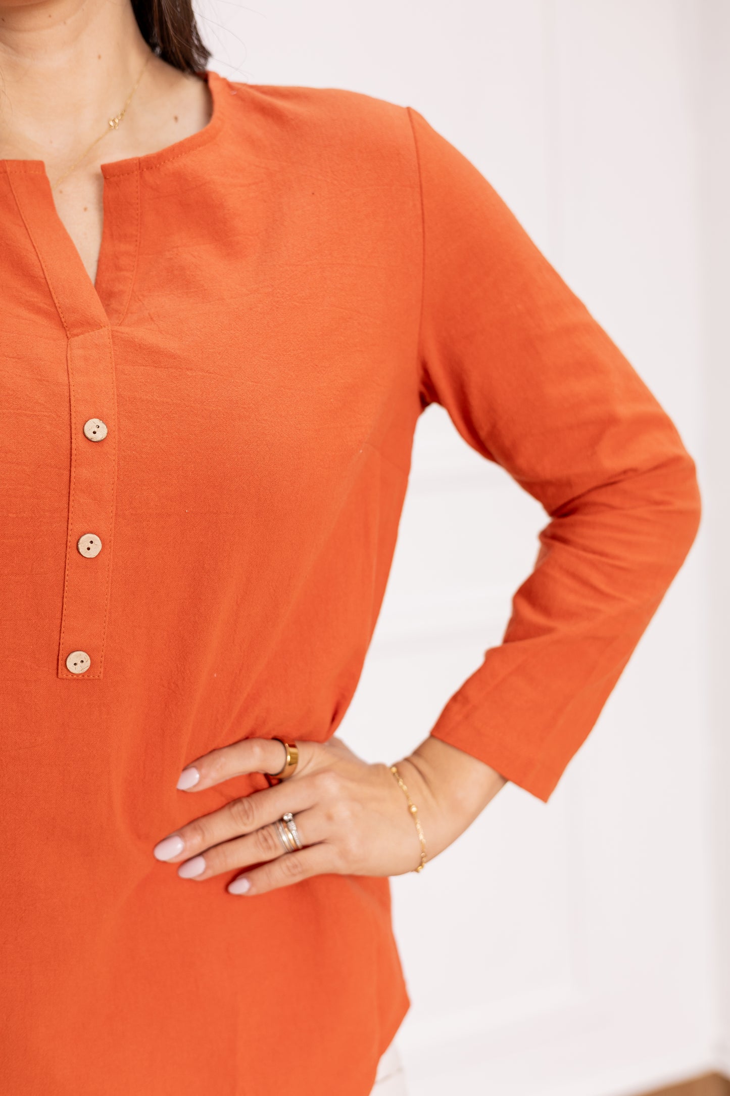 Sandy Marrón Blouse