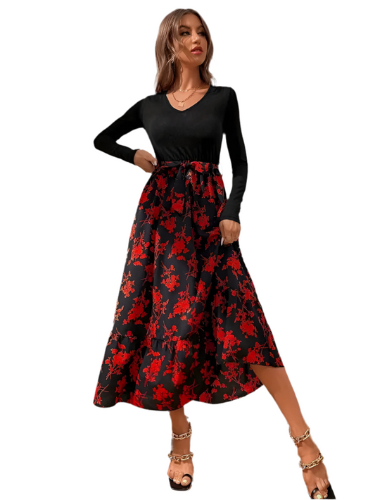 Scarlet Bloom Dress