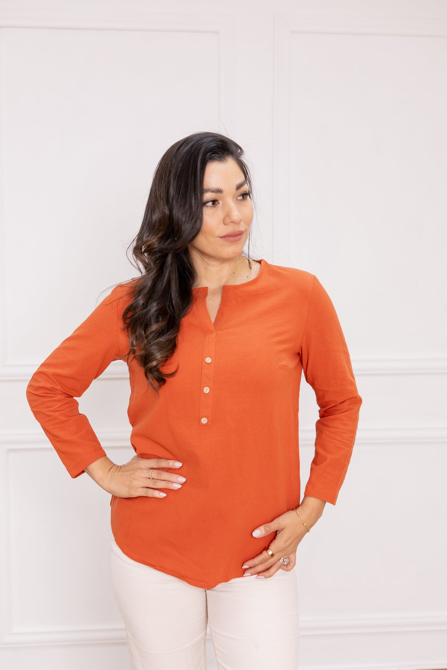 Sandy Marrón Blouse