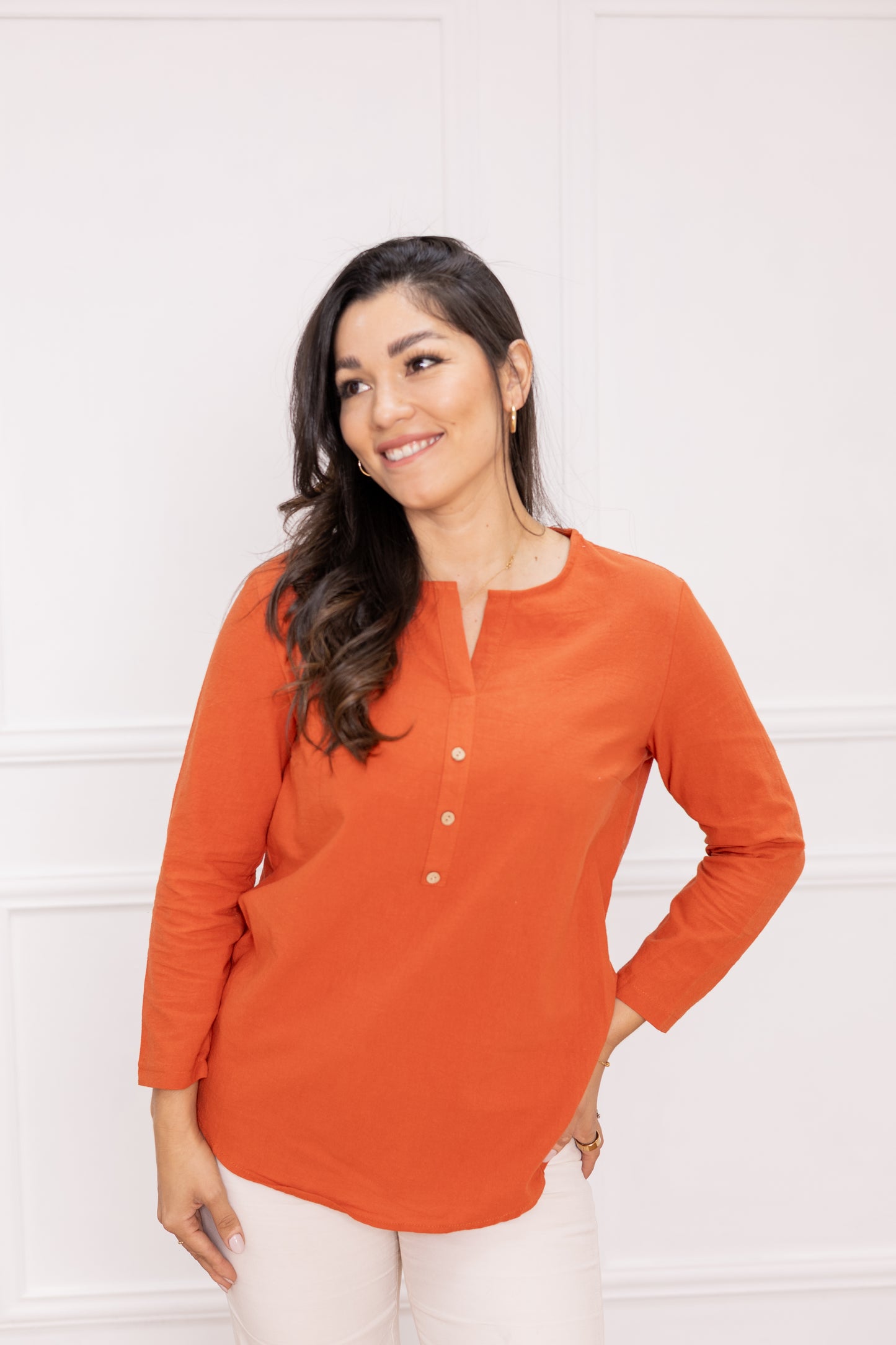 Sandy Marrón Blouse