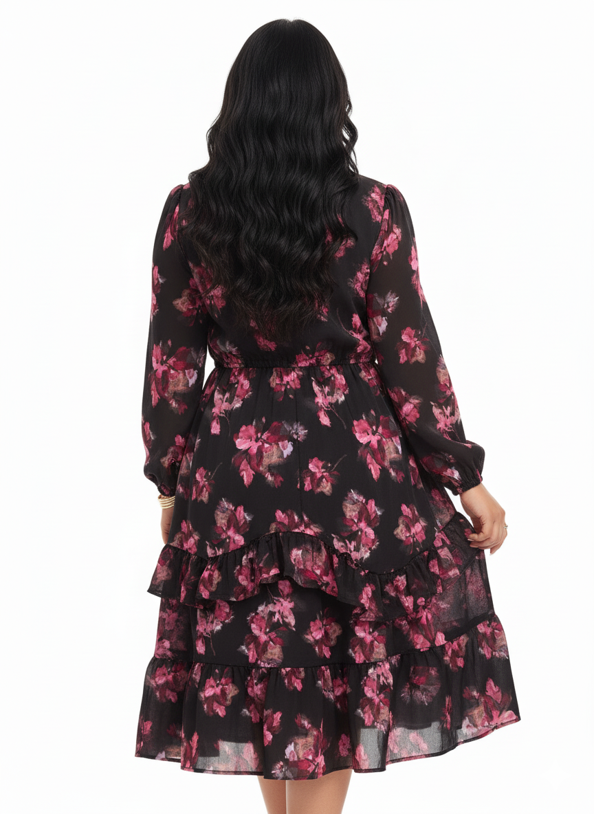 Vestido Floral Nocturna