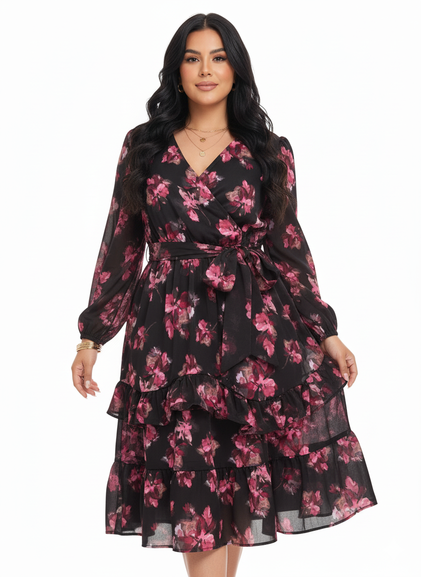 Vestido Floral Nocturna