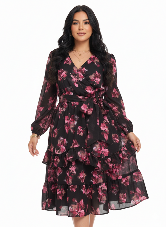 Vestido Floral Nocturna