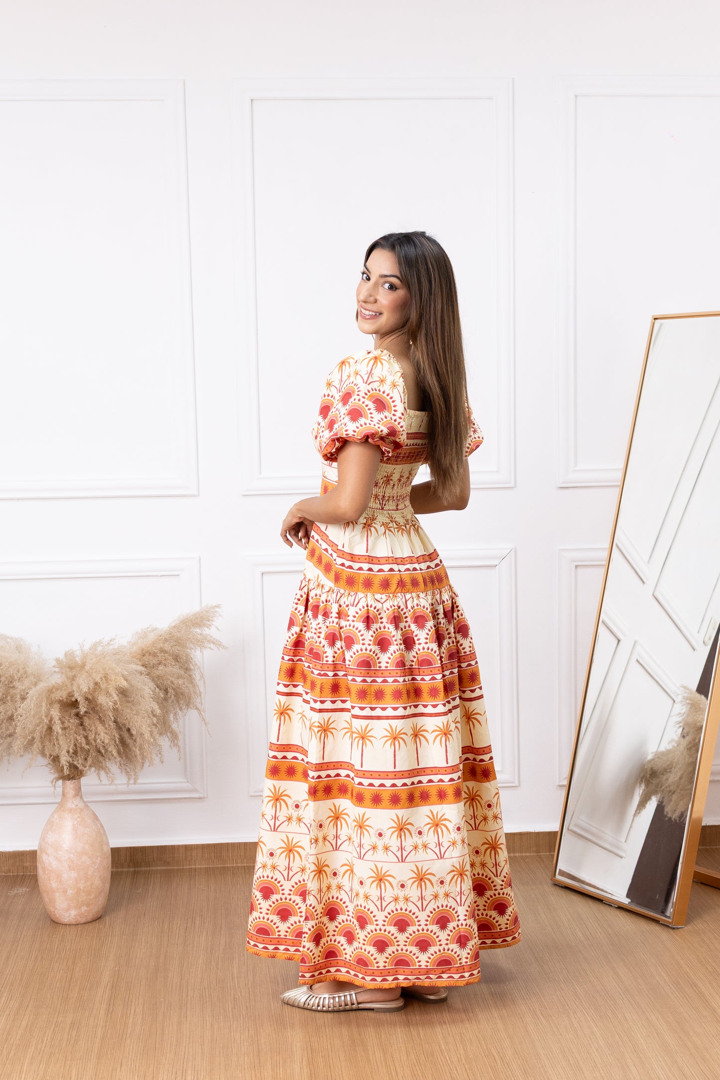 Magnolia Dress - Algodón Hindú