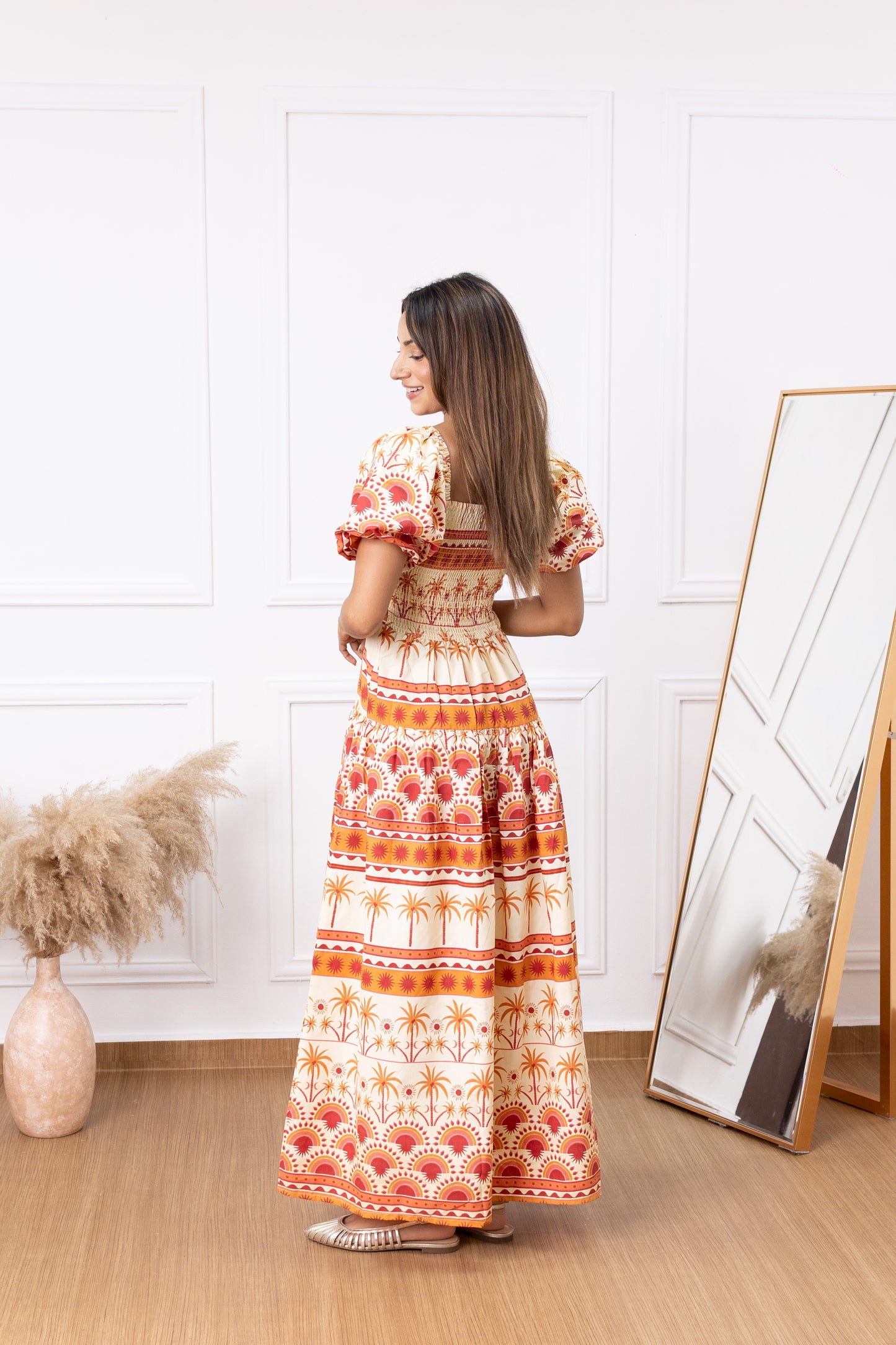 Magnolia Dress - Algodón Hindú