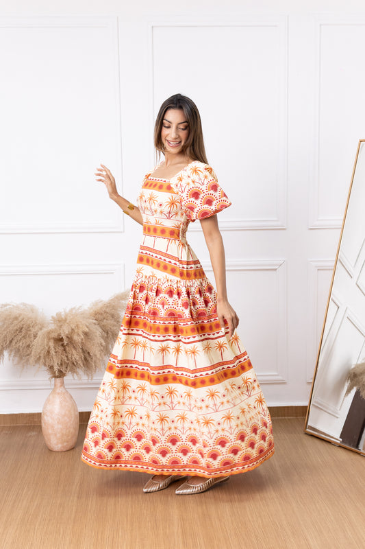 Magnolia Dress - Algodón Hindú