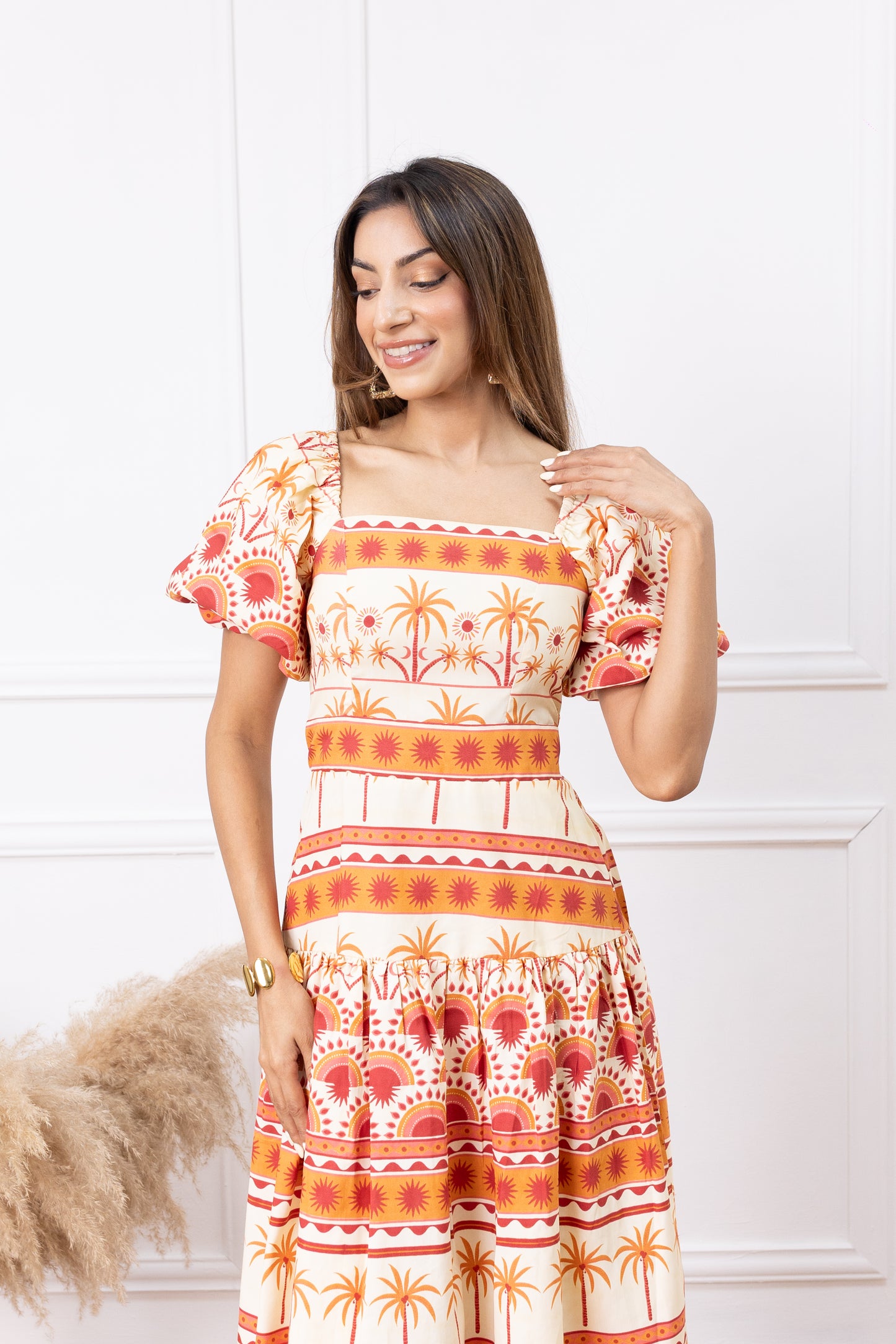 Magnolia Dress - Algodón Hindú