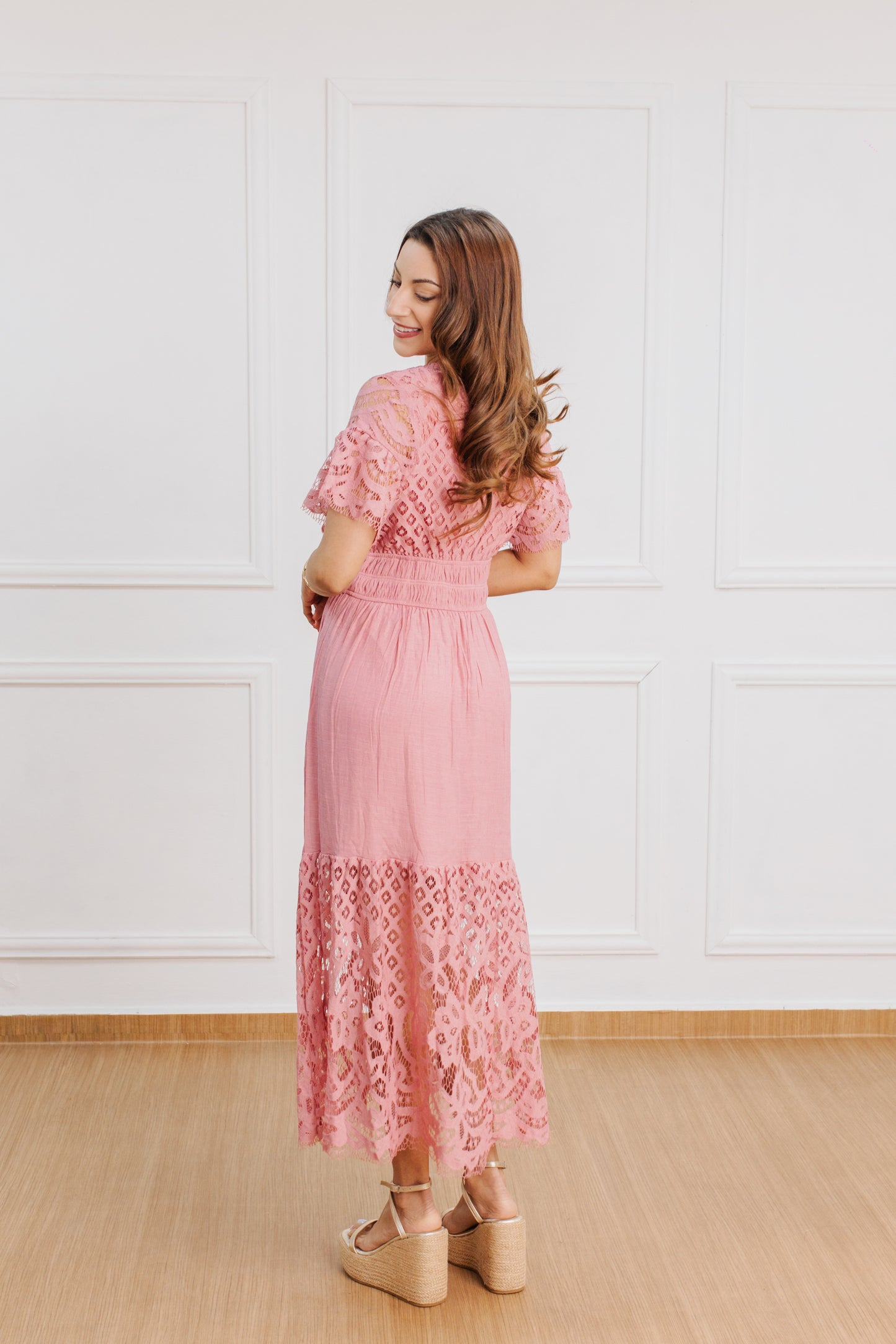 Rosé Grace Dress