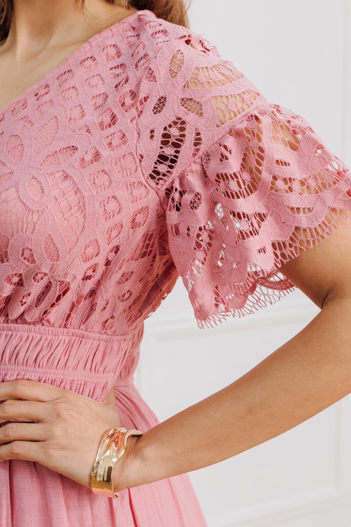 Rosé Grace Dress